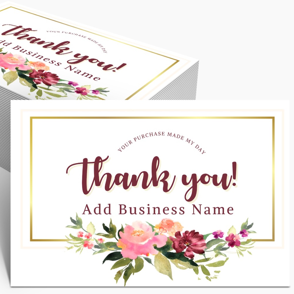 Thank You Cards with Personalization